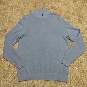 Men’s Mack Weldon Tech Linen Half Zip Sweater Size L